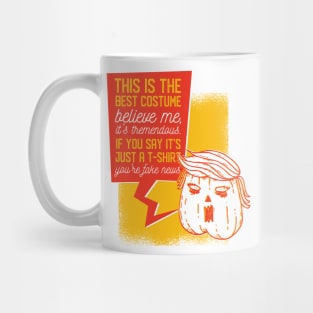 Trumpkin Halloween Costume Funny Graphic Design Mug